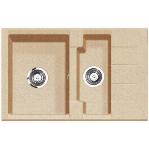 ALVEUS Cubo 40 zlewozmywak, 780 x 500 mm, cappuccino-metalik 1054733