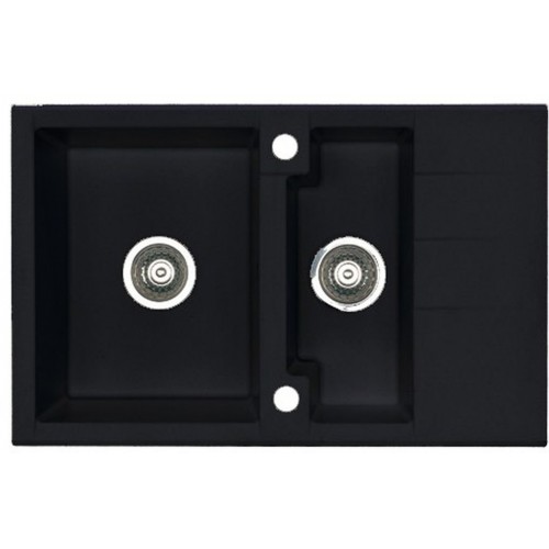 ALVEUS Cubo 40 zlewozmywak, 780 x 500 mm, czarny 1054728