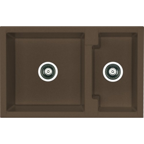 ALVEUS Cubo 50 zlewozmywak, 780 x 500 mm, espresso 1088560 ALVEUS Cubo 50 zlewozmywak, 780 x 500 mm, espresso 1088560