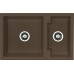 ALVEUS Cubo 50 zlewozmywak, 780 x 500 mm, espresso 1088560