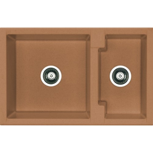 ALVEUS CUBO 50 zlewozmywak, 780 x 500 mm, macchiato