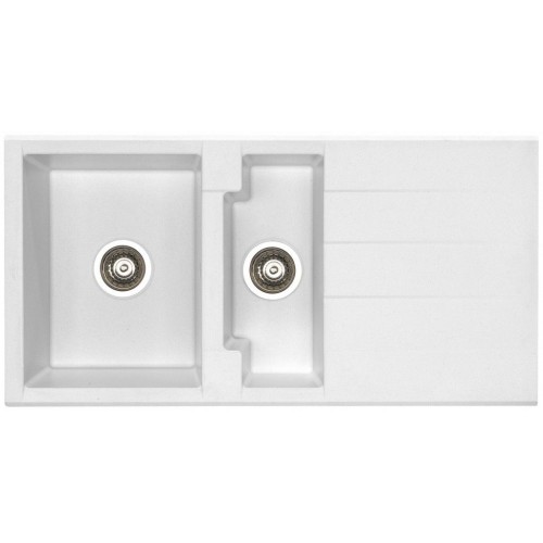 ALVEUS Cubo 70 zlewozmywak, 980 x 500 mm, biały 1054761