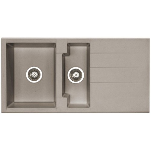 ALVEUS Cubo 70 zlewozmywak, 980 x 500 mm, beżowy 1067424 ALVEUS Cubo 70 zlewozmywak, 980 x 500 mm, beżowy 1067424