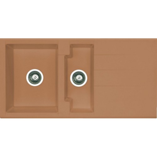 ALVEUS CUBO 70 POP-UP zlewozmywak macchiato