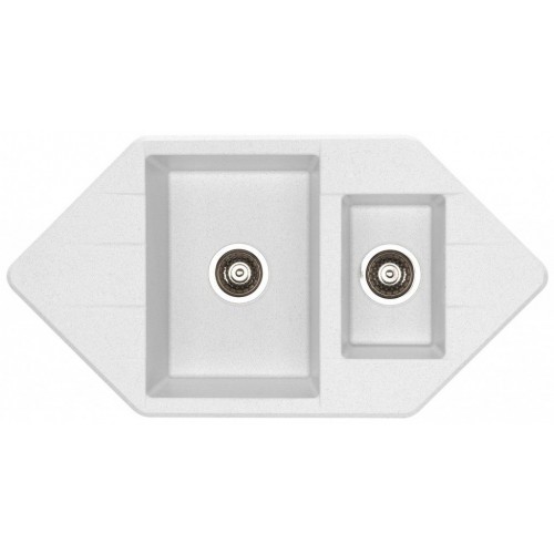 ALVEUS Cubo 80 zlewozmywak, 952 x 500 mm, biały 1054772