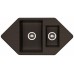 ALVEUS Cubo 80 zlewozmywak, 952 x 500 mm, espresso 1088572