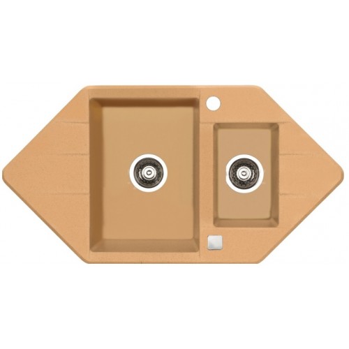 ALVEUS CUBO 80 POP-UP zlewozmywak macchiato