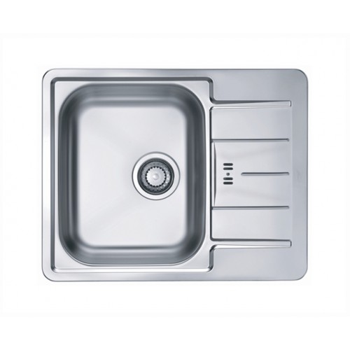 ALVEUS Zlewozmywak LINE 60 satyna (otwór na baterię, ociekacz w lewo)