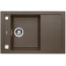 ALVEUS FORMIC 30 Zlewozmywak granitowy, 760 x 500 mm, chocolate 03