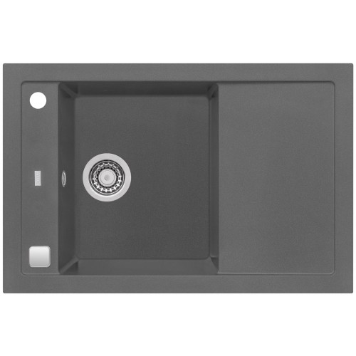 ALVEUS FORMIC 30 Zlewozmywak granitowy, 760 x 500 mm, steel 04