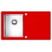 ALVEUS Karat 10 Zlewozmywak, 860 x 500 mm, czerwony Karat10/ROT