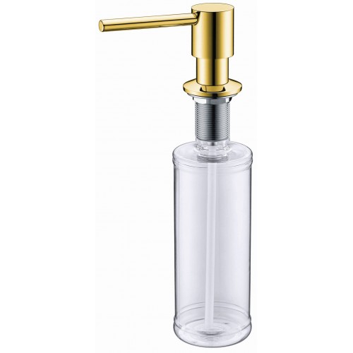 ALVEUS PLUM Dozownik okrągły 250ml, złoto 1129081