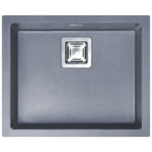 ALVEUS QUADRIX 50 Zlewozmywak granitowy, 560 x 460 mm, steel 04