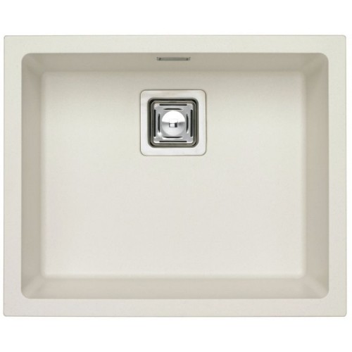 ALVEUS QUADRIX 50 Zlewozmywak granitowy, 560 x 460 mm, biały