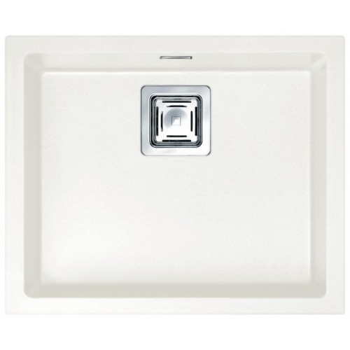 ALVEUS QUADRIX 50 Zlewozmywak granitowy, 560 x 460 mm, perłowy 01