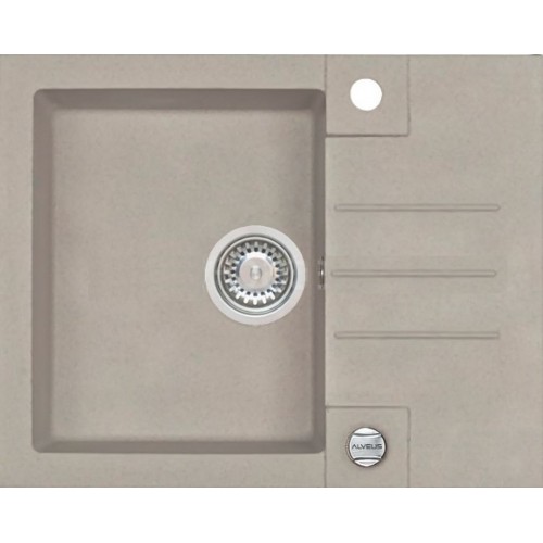 ALVEUS ROCK 30 Zlewozmywak granitowy, 595x475 mm, granital plus pebble 02