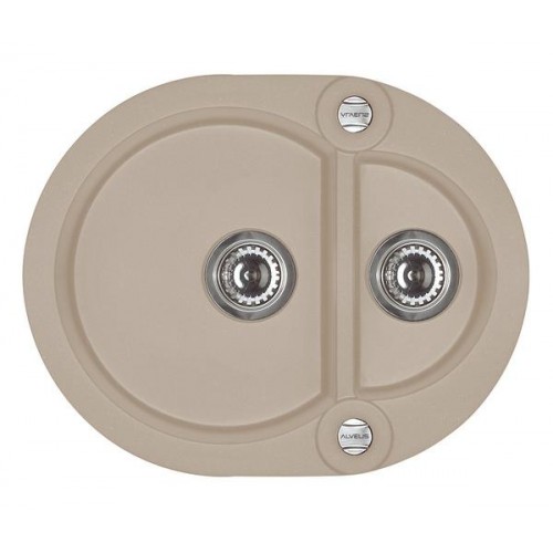 ALVEUS ROLL 80 S-22 Zlewozmywak, 595 x 475 mm, piaskowy 1090976 ALVEUS ROLL 80 S-22 Zlewozmywak, 595 x 475 mm, piaskowy 1090976