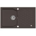 ALVEUS SENSUAL 30 Zlewozmywak granitowy, 850 x 520 mm, chocolate 03