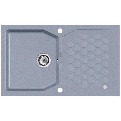 ALVEUS SENSUAL 30 Zlewozmywak granitowy, 850 x 520 mm, steel 04