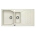 ALVEUS Sensual 70 zlewozmywak granitowy, 980 x 520 mm, pearl 01 4307001