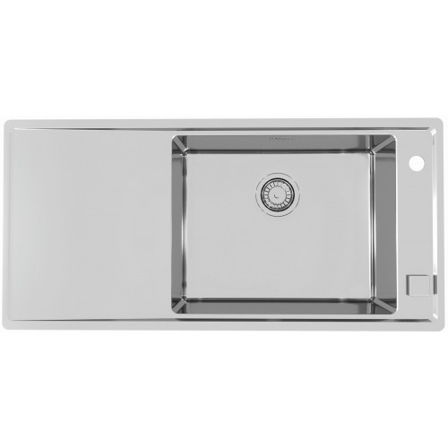 ALVEUS STRICTO 30 P Zlewozmywak stalowy, 980 x 472 mm, prawy 1124375