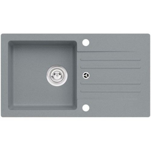 ALVEUS CORTINA 140 Zlewozmywak granitowy, 750 x 420 mm, syfon + zaślepka, beton ALVEUS CORTINA 140 Zlewozmywak granitowy, 750 x 420 mm, syfon + zaślepka, beton