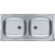ALVEUS BASIC 70 Zlewozmywak stalowy, 860 x 435 mm, satyna 1008846