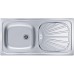 OUTLET ALVEUS Basic 80 Zlewozmywak kuchenny, 860 x 435 mm, satyna 1008844