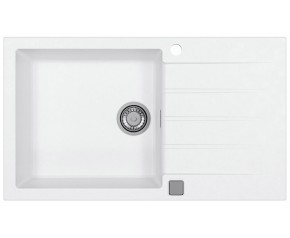 ALVEUS CADIT 40 Zlewozmywak granitowy, 860 x 500 mm, biały 1132027