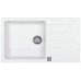 OUTLET ALVEUS CADIT 40 Zlewozmywak granitowy, 860 x 500 mm, biały 1132027