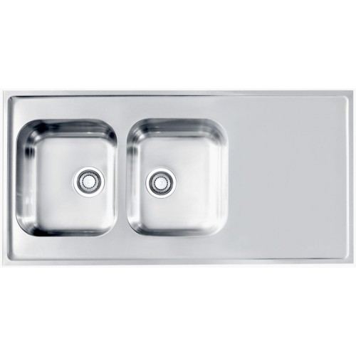 ALVEUS CLASSIC PRO 100 Zlewozmywak stalowy, 1200 x 600 mm, satyna 1130474 ALVEUS CLASSIC PRO 100 Zlewozmywak stalowy, 1200 x 600 mm, satyna 1130474