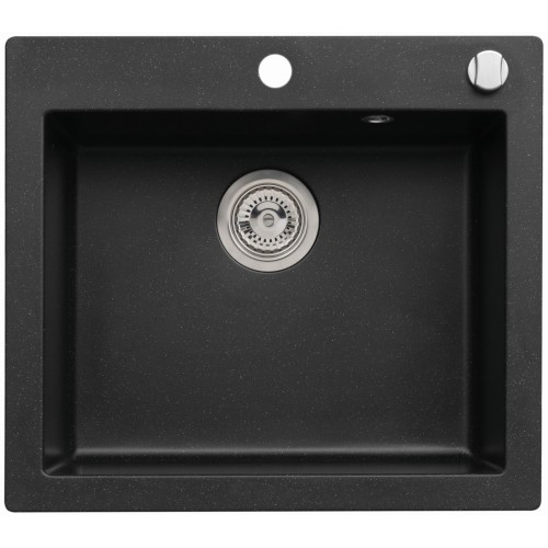 ALVEUS CORTINA 160 Zlewozmywak granitowy, 570 x 500 mm, czarny 1133447 ALVEUS CORTINA 160 Zlewozmywak granitowy, 570 x 500 mm, czarny 1133447