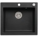 ALVEUS CORTINA 160 Zlewozmywak granitowy, 570 x 500 mm, czarny 1133447
