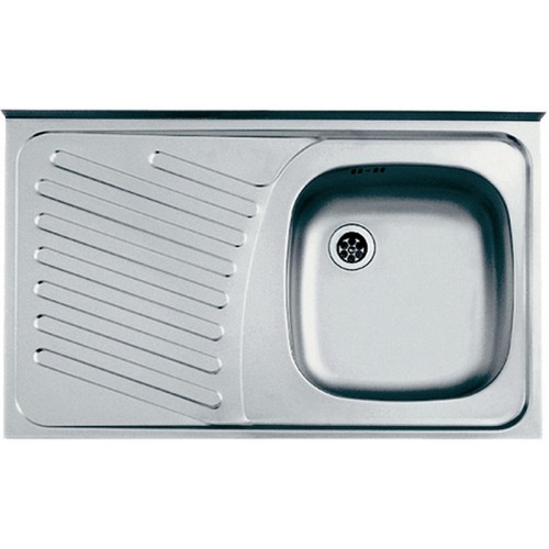 ALVEUS Compact 10 zlewozmywak, satin, prawy 1009427