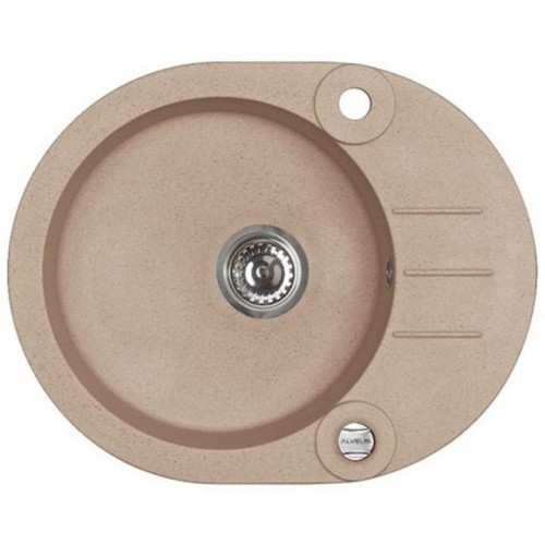 ALVEUS ROLL 40 Zlewozmywak granitowy, 595 x 475 mm, beżowy melanż 1090973