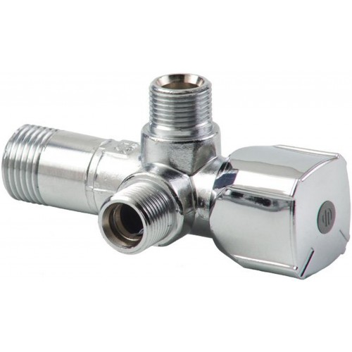 ARCO Twin Mac, 1/2GZ x 3/8GZ x 3/8GZ z zaworem zwrotnym