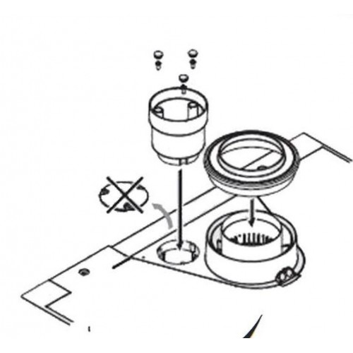 ARISTON - adapter do systemu rozdzielnego 80/125 › 80/80 do kotłów genus premium fs 312357