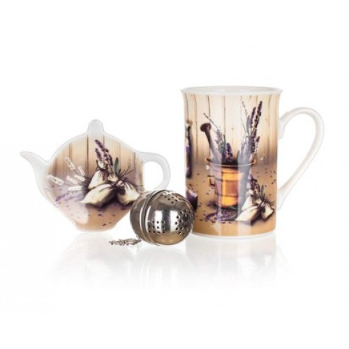BANQUET 3d Zestaw do herbaty LAVENDER, 340 ml OK 60HM08093 BANQUET 3d Zestaw do herbaty LAVENDER, 340 ml OK 60HM08093