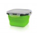 BANQUET Silikonowa składana miska z pokrywką Culinaria Green zielona 3126605G