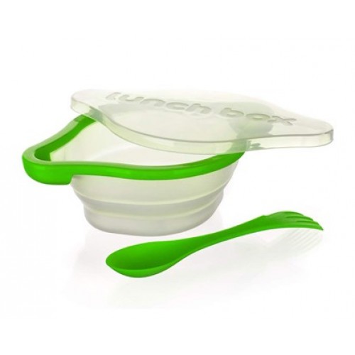 BANQUET Silikonowa miska z pokrywką i łyżką Culinaria green 3126620G