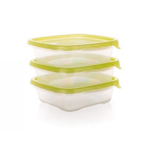 CURVER Zestaw pojemników na żywność Take Away 3 szt. x 0,7L 5308313-512-12