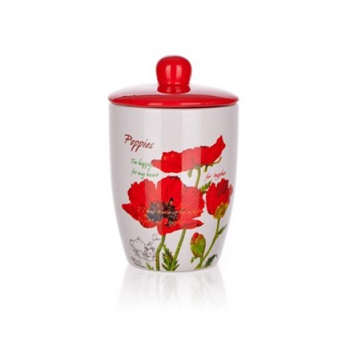 BANQUET Doza na żywność 600ml Red Poppy 60ZF1131RP