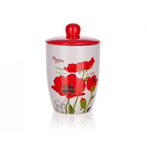 BANQUET Doza na żywność 600ml Red Poppy 60ZF1131RP