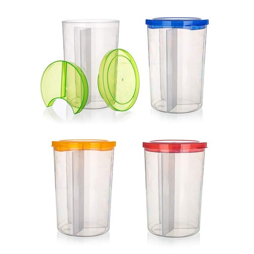 BANQUET Plastikowy pojemnik z przegródkami, 1500 ml, 55G285 BANQUET Plastikowy pojemnik z przegródkami, 1500 ml, 55G285