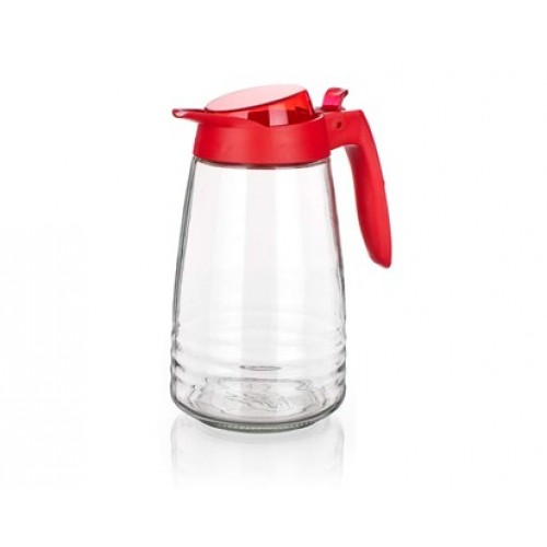 BANQUET Szklany dzbanek z pokrywką 1.5L STRIPE mix 34111416