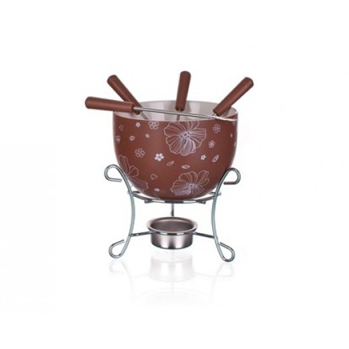 BANQUET 6 częściowy zestaw na fondue czekoladowe Choco Blossoms 17AA1203-A