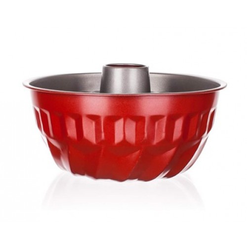 BANQUET Stalowa forma do pieczenia babki 22 cm, Culinaria Red 19ERM22-C