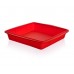 BANQUET Silikonowa forma do pieczenia 23x23x4 cm Culinaria czerwona 3120050R