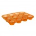 BANQUET Silikonowa forma do pieczenia 12 szt babeczek 32x24x3,4 cm Culinaria orange 312012