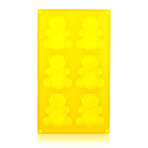 BANQUET Silikonowa forma do pieczenia, misie 31x18x2 cm Culinaria yellow 3120175Y